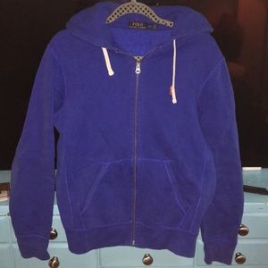 Polo zip up hoodie